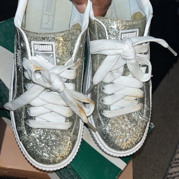 COPY - Silver platform glitter puma - Picture 4 of 4